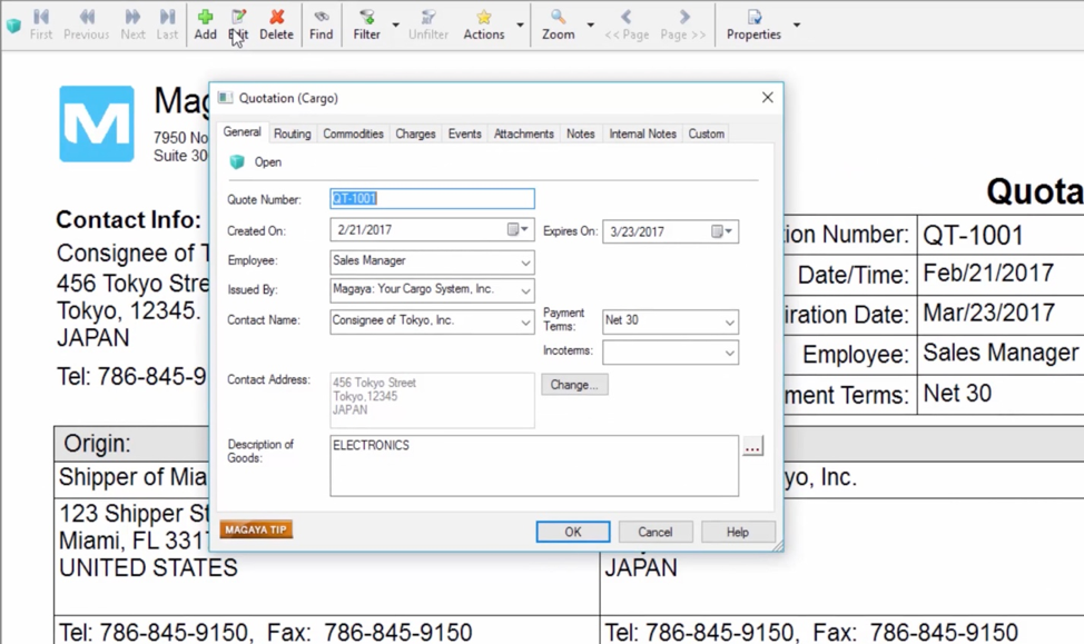 Freight Forwarder Software Video Series: Automate Export Quotes